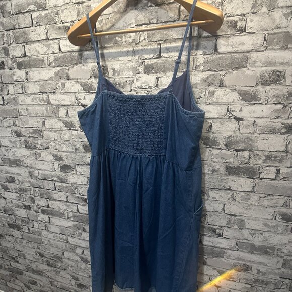 EUC Market & Spruce Women's Mini Denim Dress Size 2X - Picture 6 of 14